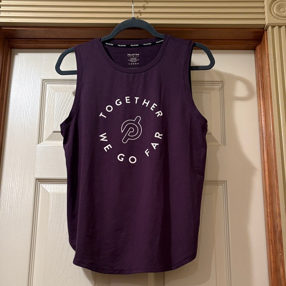 Peloton Women’s Deep Purple Logo Muscle Tank